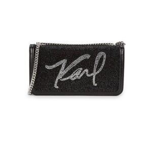 Karl Lagerfeld Black and Silver Bag